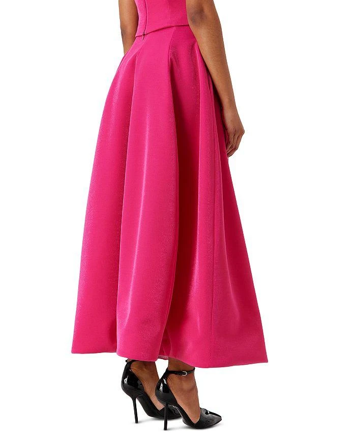 Emporio Armani Double Shiny Pique Maxi Skirt 3