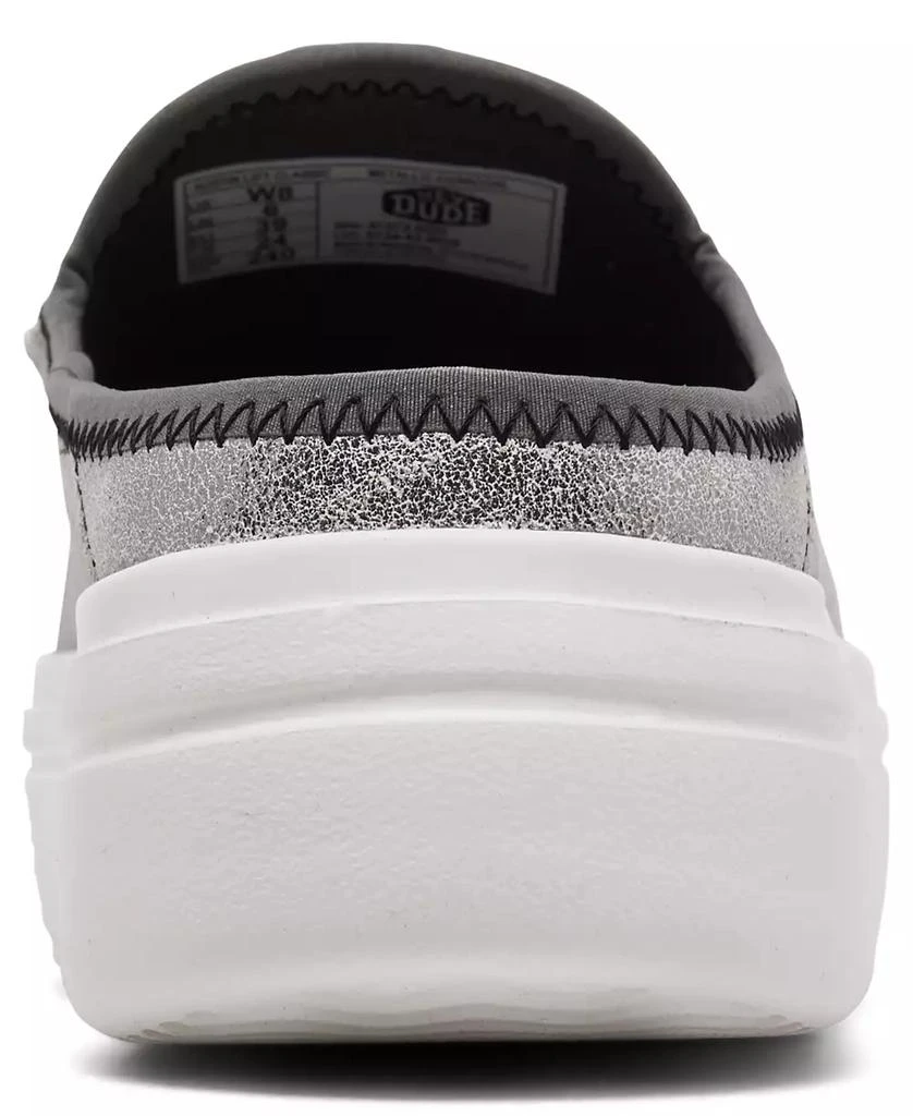 HEYDUDE Classic Austin Lift Platform Sneaker Loafer Grey New Arrival! Check out the Hey Dude Austin Lift ? Three  main image 3
