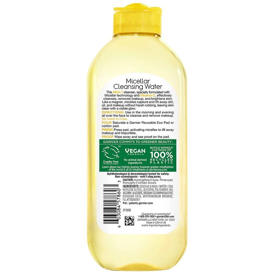 SkinActive Micellar Cleansing Water With Vitamin C 3