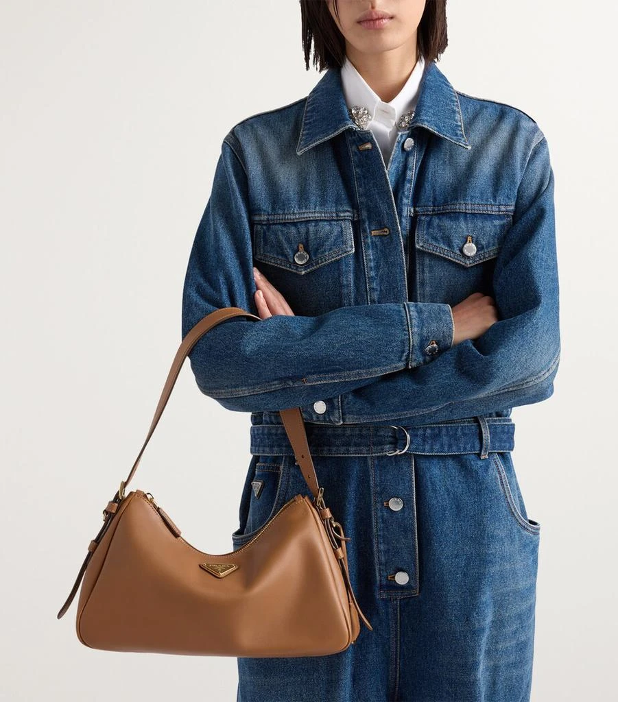 Prada Medium Leather Aimée Shoulder Bag 2
