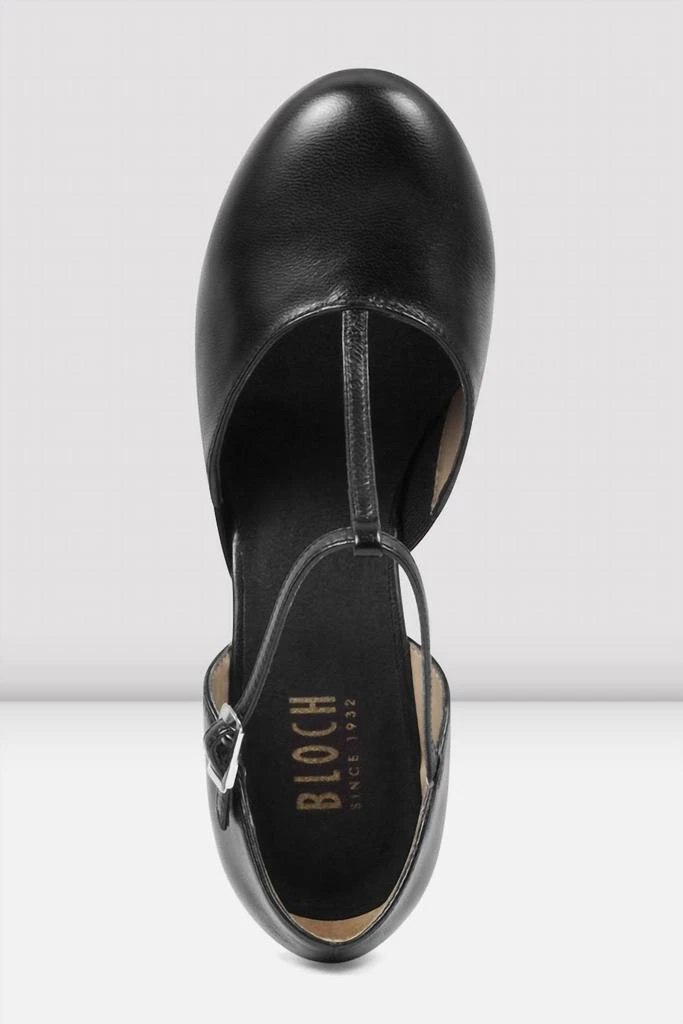Bloch Women's Leather Split Flex Character Shoe In Black 3