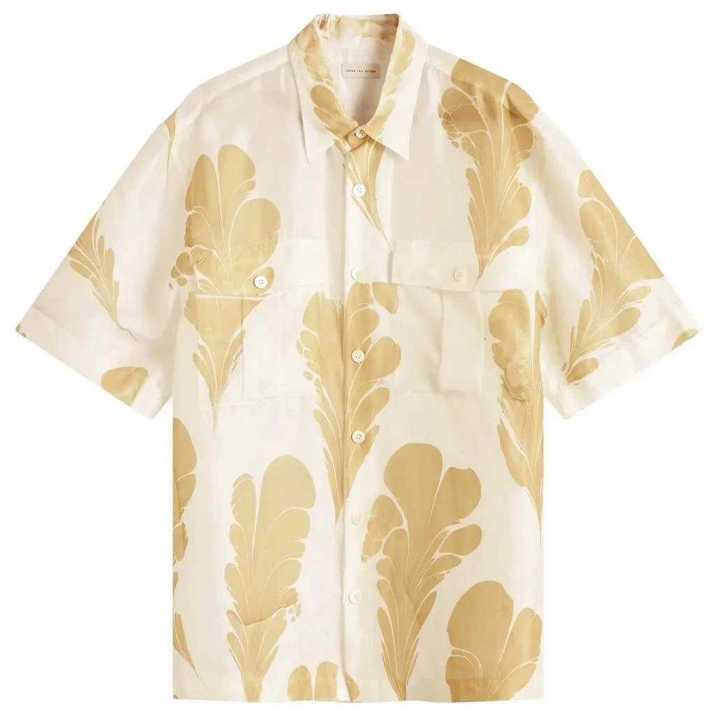 Dries Van Noten Cass Japanese Print Shirt In Dessin E 5