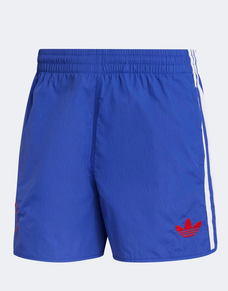 Adidas adidas Originals Jude Bellingham shorts in blue and white 3