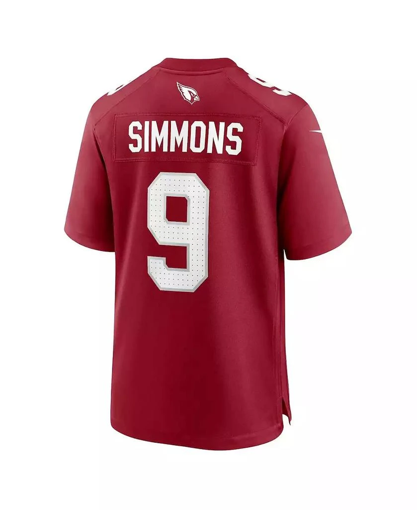 NIKE Men's Isaiah Simmons Cardinal Arizona Cardinals Game Player Jersey 3