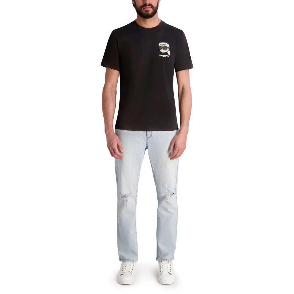 Karl Lagerfeld Paris FADED KARL HEAD T-SHIRT 4
