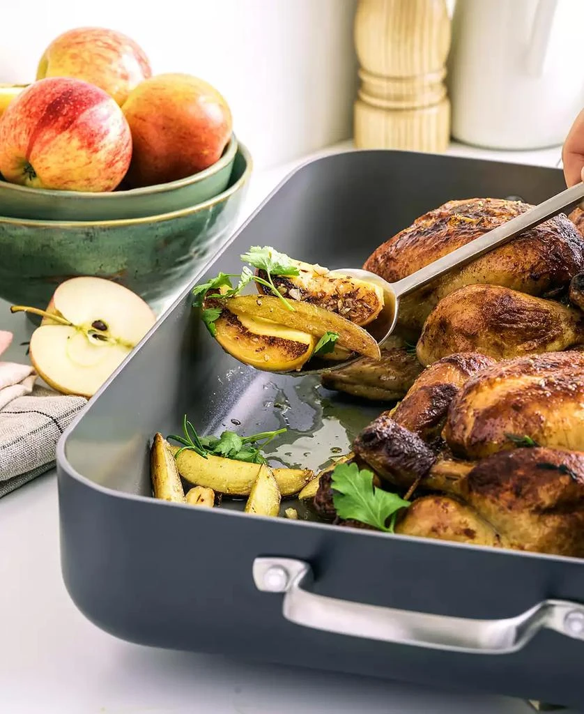 Greenpan Chatham Hard Anodized Healthy Ceramic 13.25" Nonstick Roasting Pan 4
