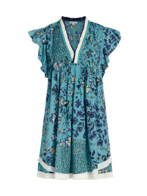 Poupette St Barth Sasha Floral Mini Dress 5