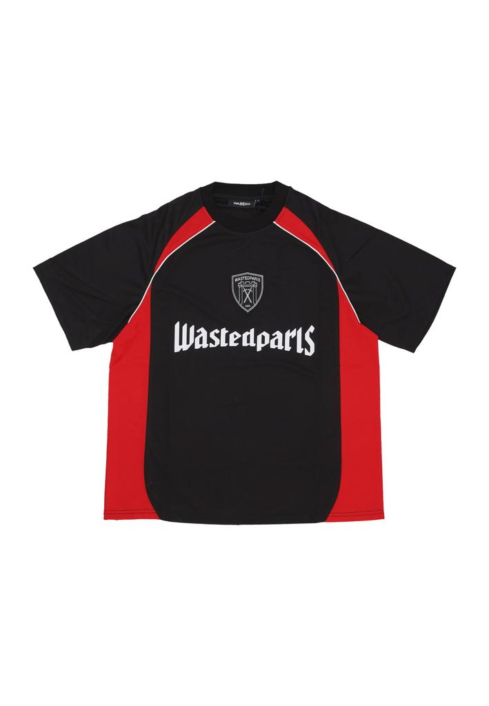 Wasted Paris Men's Rain Football Tee Black T-Shirt