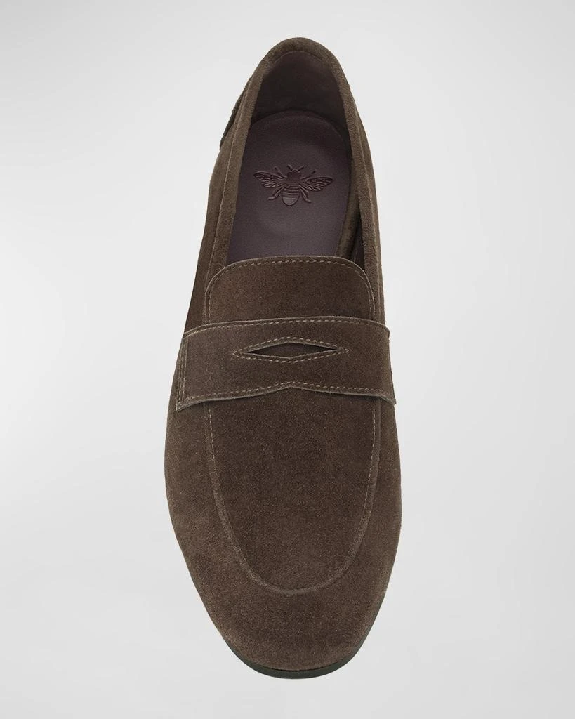 Bougeotte Flaneur Suede Penny Loafers 4