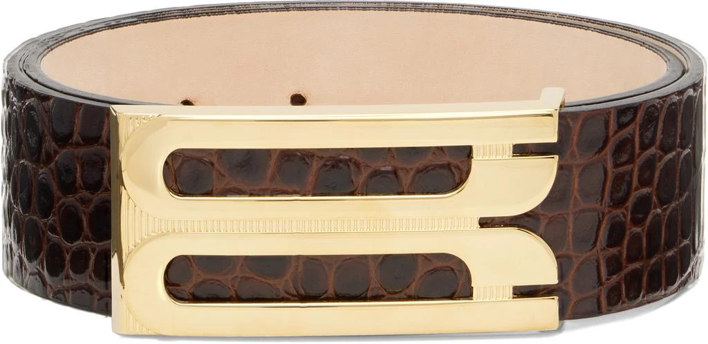 Shop Victoria Beckham Tonal Jumbo Belt on Sale at  display picture 3