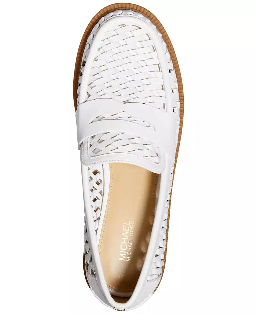 Michael Kors Women's Eden Woven Loafer Flats 4