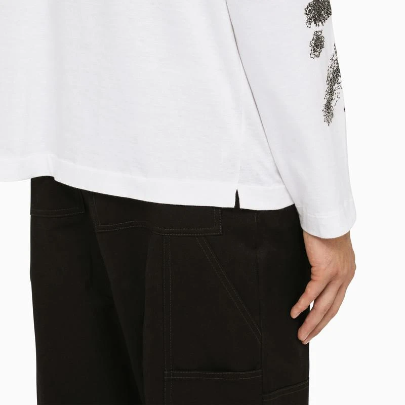 Off-White WHITE LONG-SLEEVED T-SHIRT 4