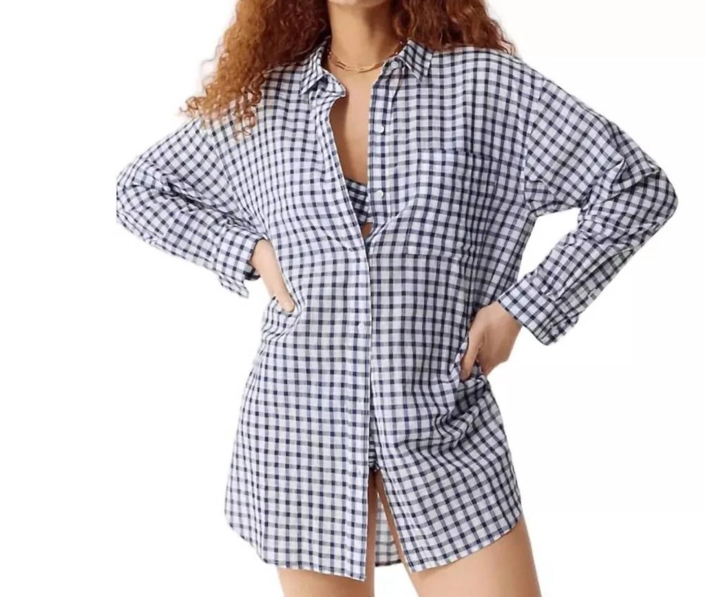 J. Crew J.Crew - Voile Cotton Beach Shirt 1