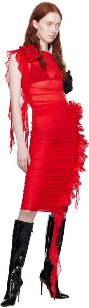 Fancì Club Red 'The Colt' Midi Skirt 4