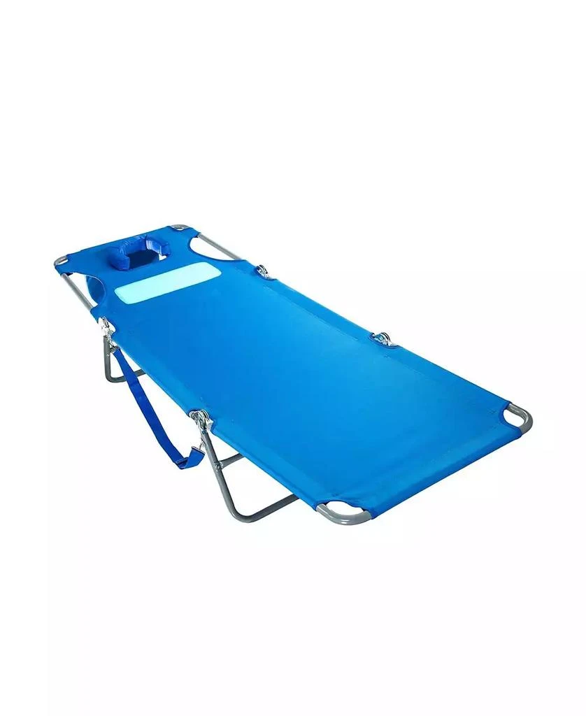 Ostrich Ladies Comfort Lounger, Beach Camping Pool Tanning Chair, Ocean Blue 4