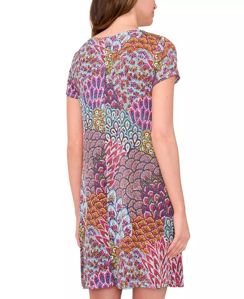 a jersey dress Short Fitted Dress By Poly USA 7020 S / Coral