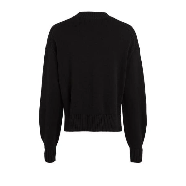 Calvin Klein Cotton and wool logo sweater 1