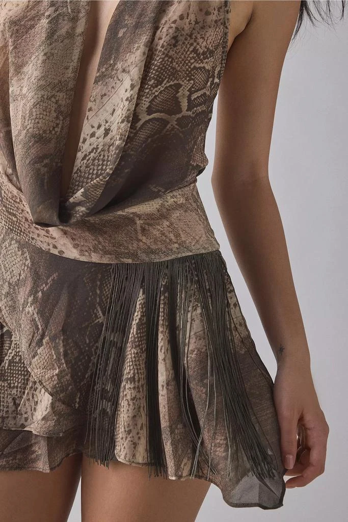 I.AM.GIA I.AM.GIA. Rosanna Plunging Cowl Sleeveless Mini Dress - Dresses &  Skirts - Free Shipping - BeyondStyle