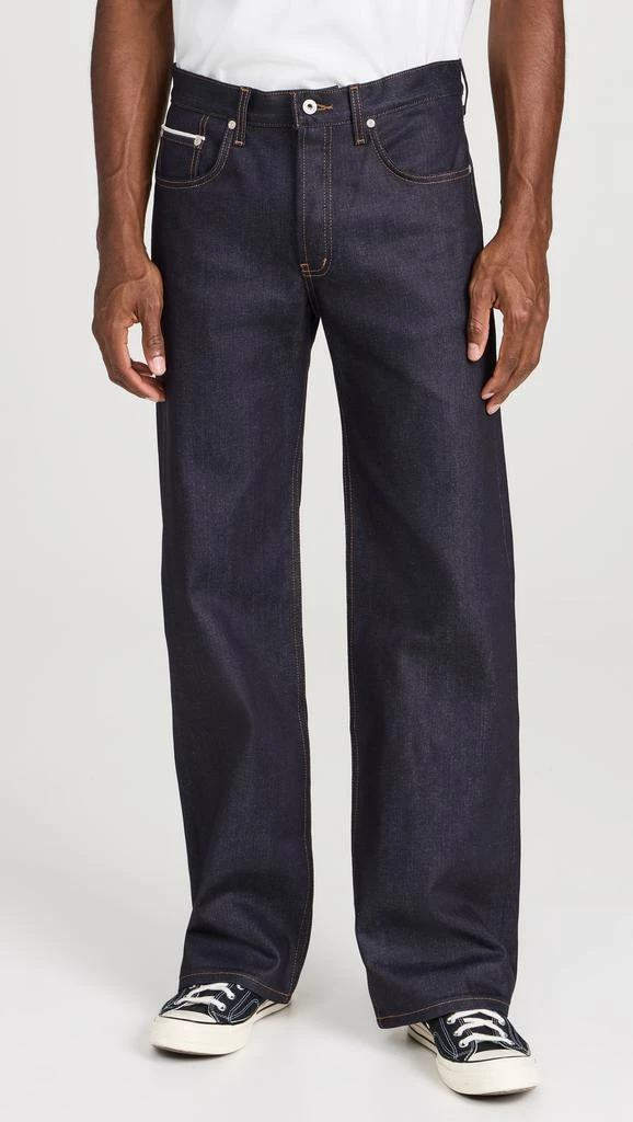 Naked & Famous Strong Guy Nightshade Stretch Selvedge Jeans 2