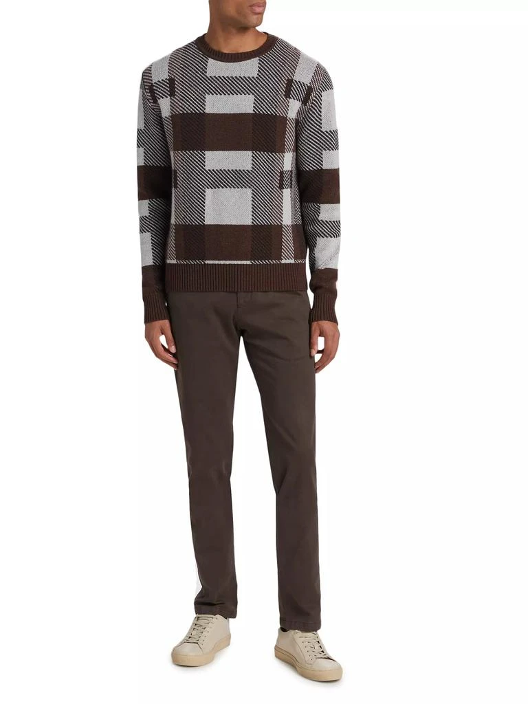 Kiton Checked Cashmere Sweater 2