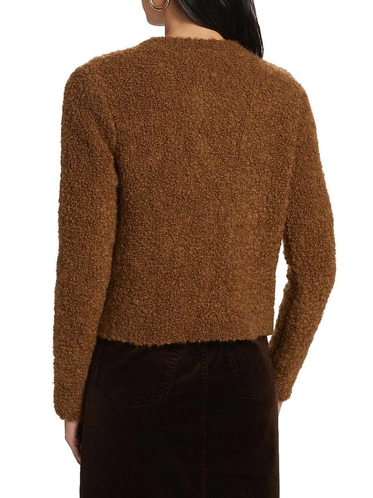 FRAME Alpaca-Wool Knit Patch-Pocket Cardigan 5