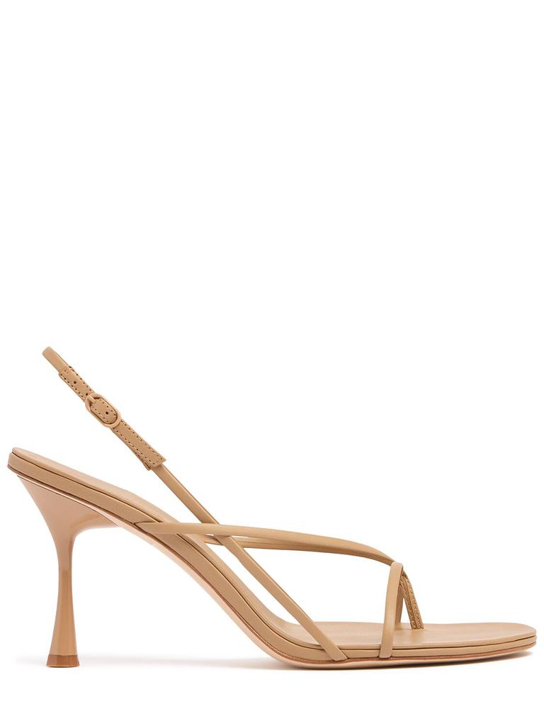 STUDIO AMELIA 90mm Wishbone Leather Sandals