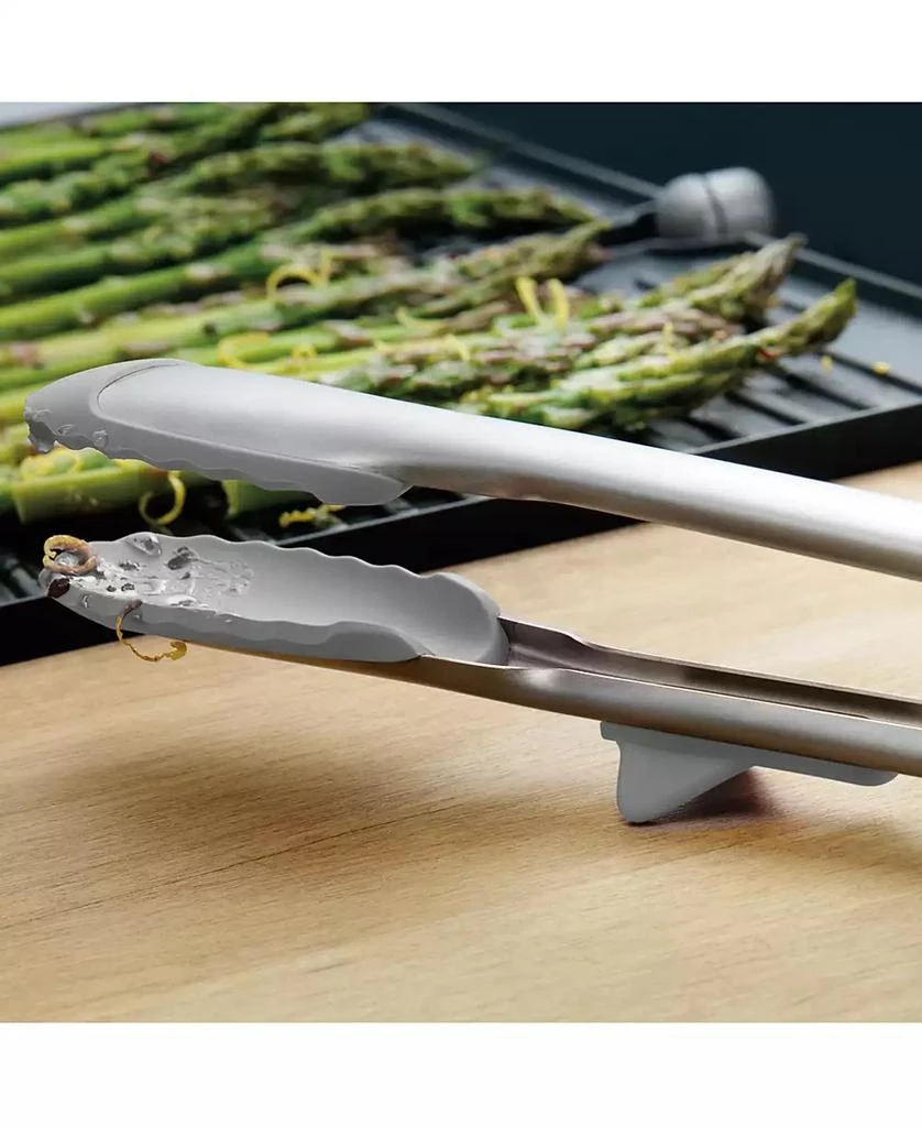Tovolo Tip Top Tongs, Easy-Grip Kitchen Tongs for Cooking With Silicone Tips 2