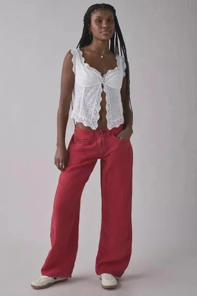 BDG BDG Kayla Low-Rise Linen Pant 1
