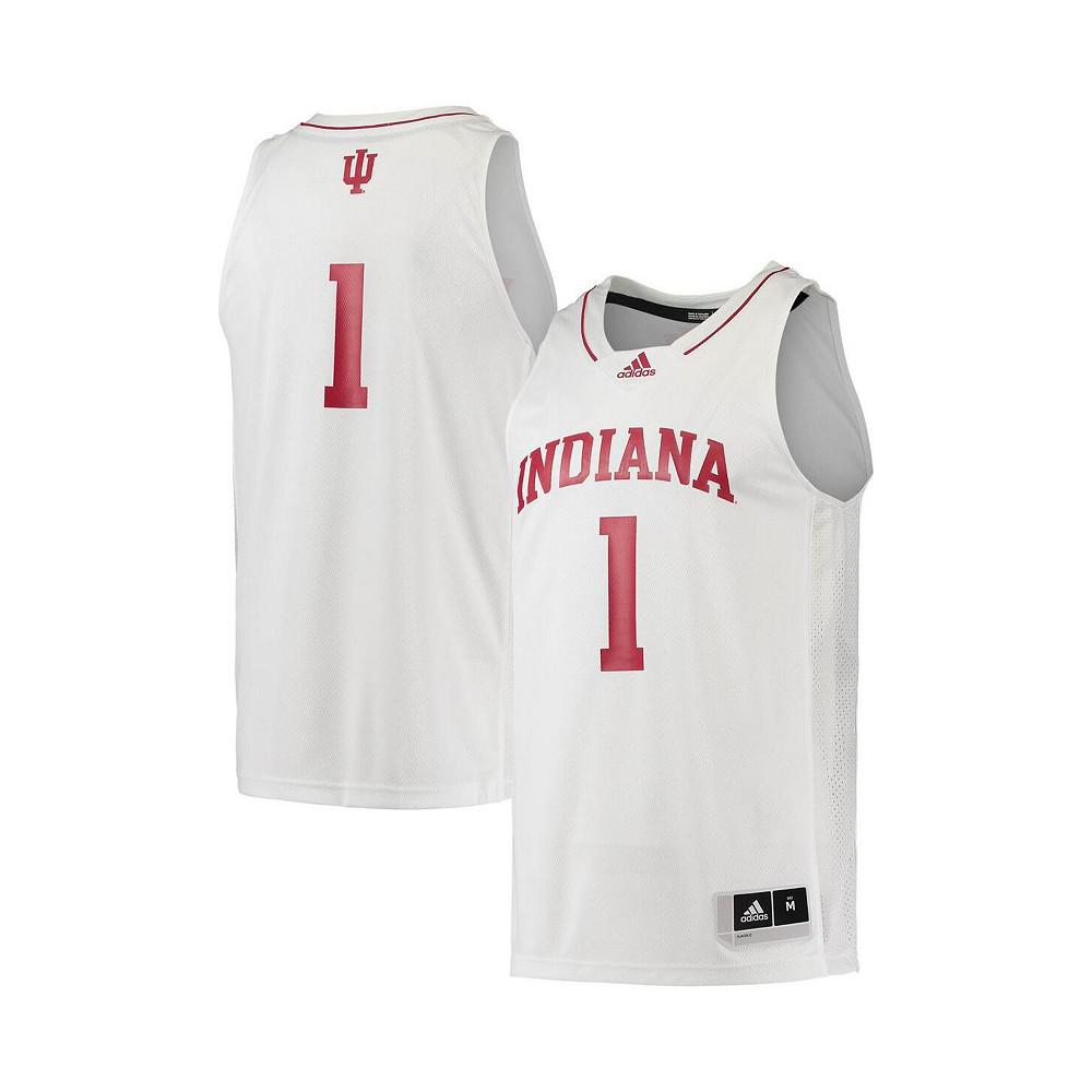 adidas Men's 1 Cream Indiana Hoosiers Swingman Team Basketball Jersey