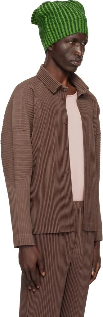 Homme Plissé Issey Miyake Brown Monthly Color November Shirt 2
