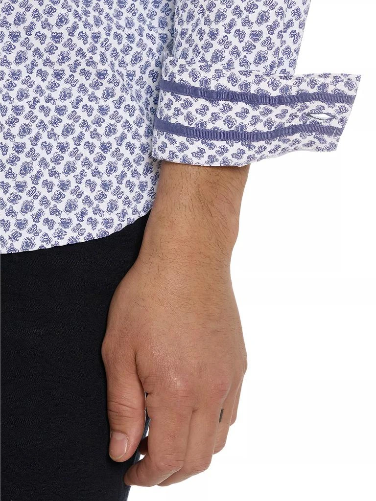 Robert Graham Harlan Abstract Button-Front Shirt 6