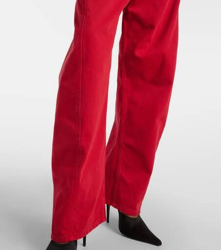 Magda Butrym Belted mid-rise barrel-leg jeans 5