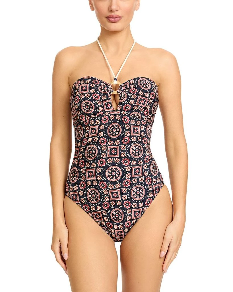 Robin Piccone Maggy Bandeau One Piece Swimsuit 1