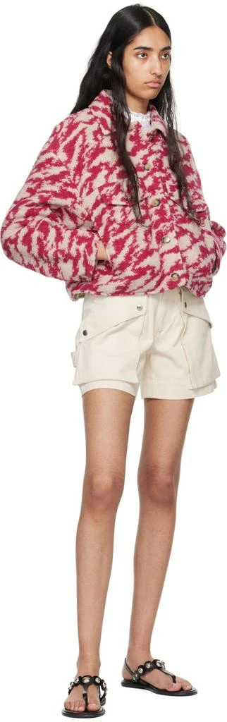 Isabel Marant Pink & Beige Ferida Jacket 4