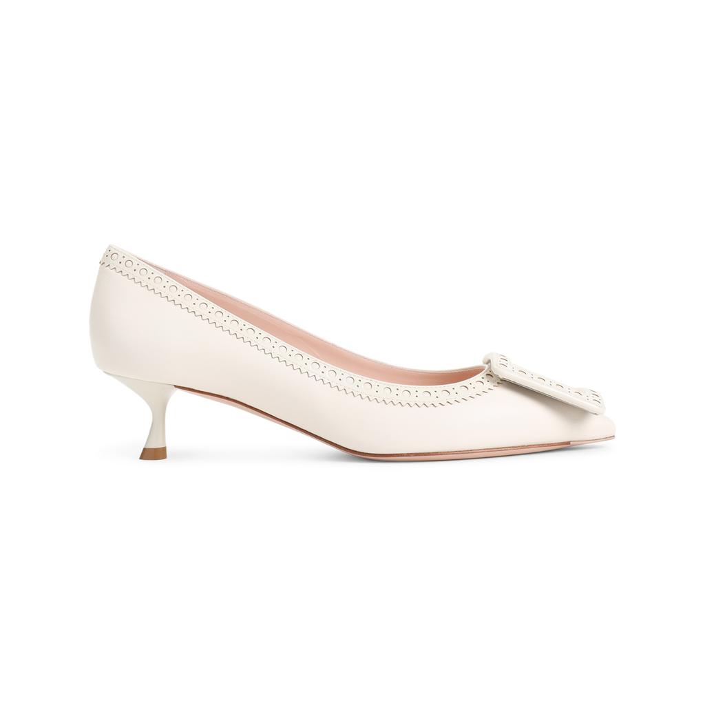 パンプス Roger Vivier Roger Vivier Viv In The City Perfo Dec 45 Roger Vivier VIV IN THE CITY PERFORATED 45 DECOLLETE PUMPS