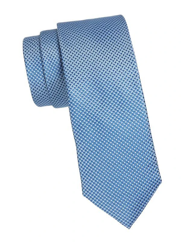 Hickey Freeman Neat Silk Tie 1