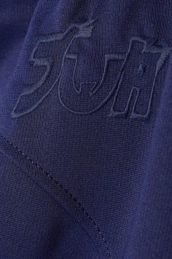 JW Anderson + Run Hany embroidered stretch-jersey straight-leg track pants 5