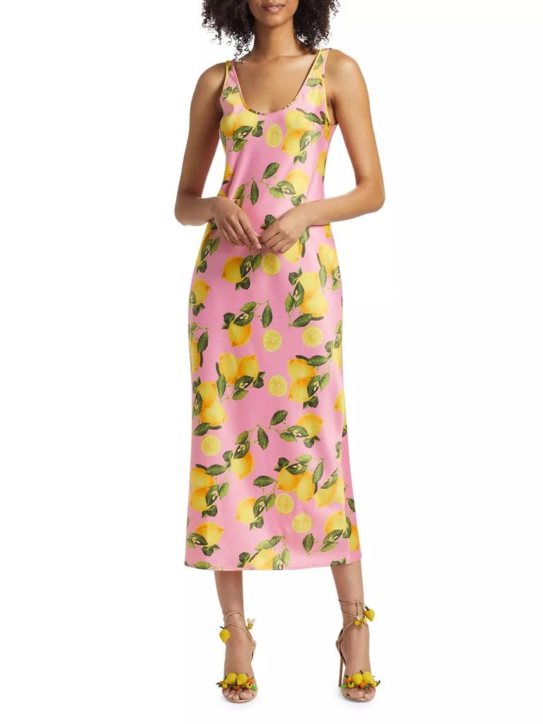 chinese dress ladies Akiya Satin Maxi Dress  Square One London