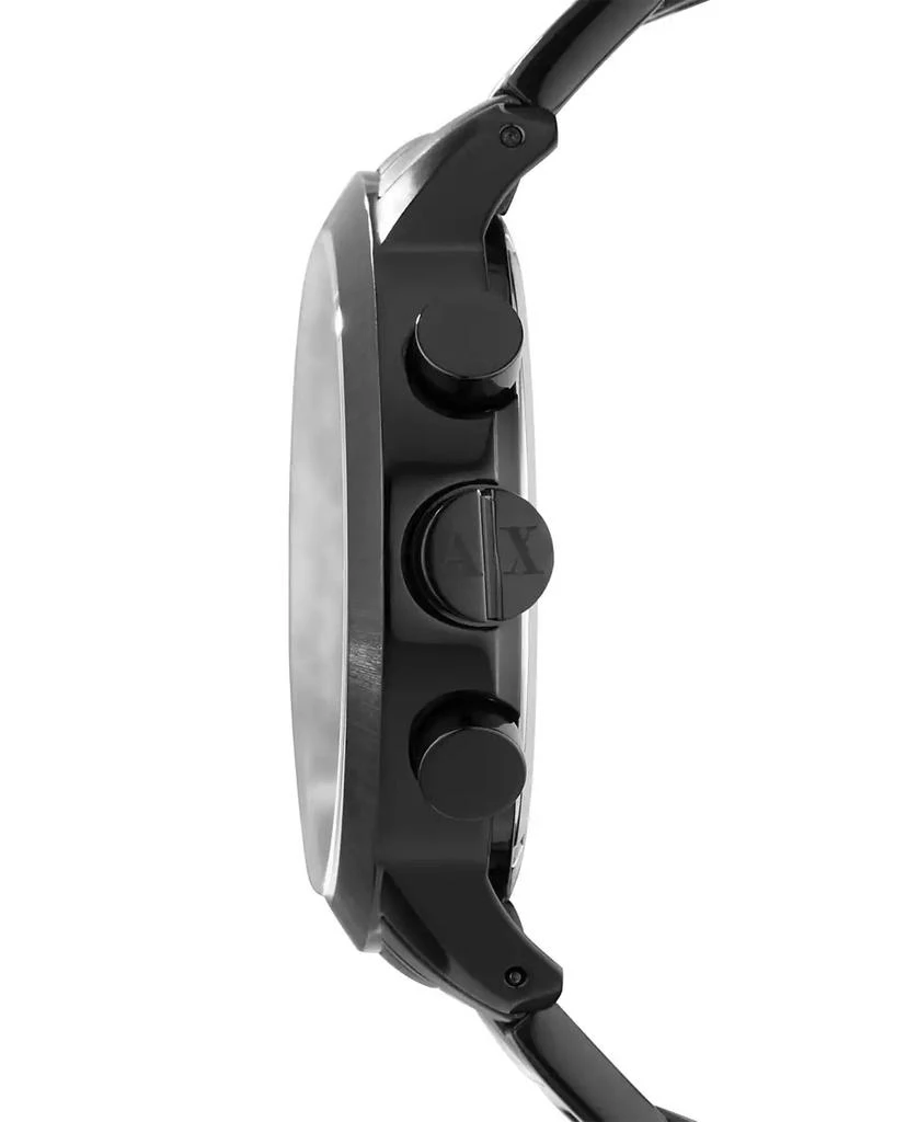 Armani Exchange Men's Chronograph Black Stainless Steel Bracelet Watch 49mm 2