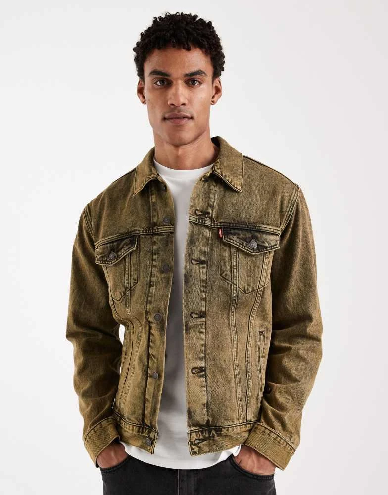 Levi
s Levi
s the denim trucker jacket in overdyed wash