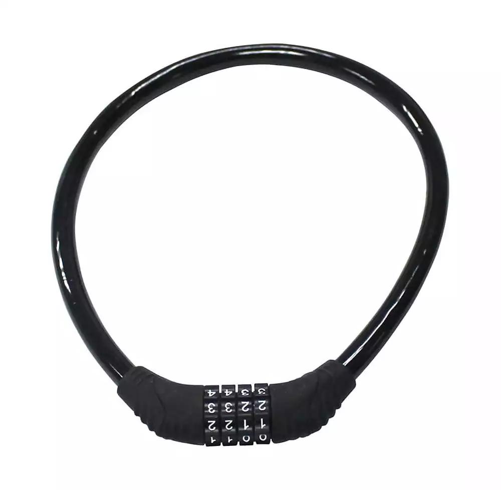 BATFOX Bike Lock with 4-Digit Adjustable Combination Cable , 2Ft x 1/2 Inch