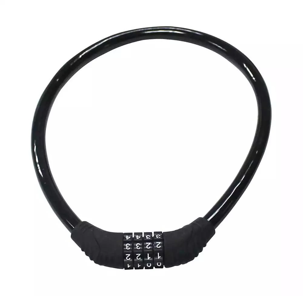 BATFOX Bike Lock with 4-Digit Adjustable Combination Cable , 2Ft x 1/2 Inch 1