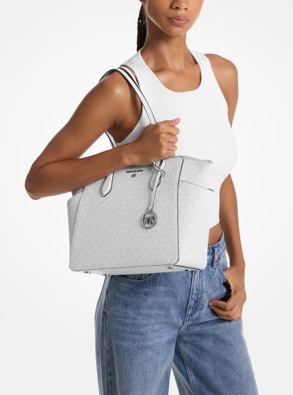 Michael Kors Marilyn Medium Signature Logo Tote Bag 3