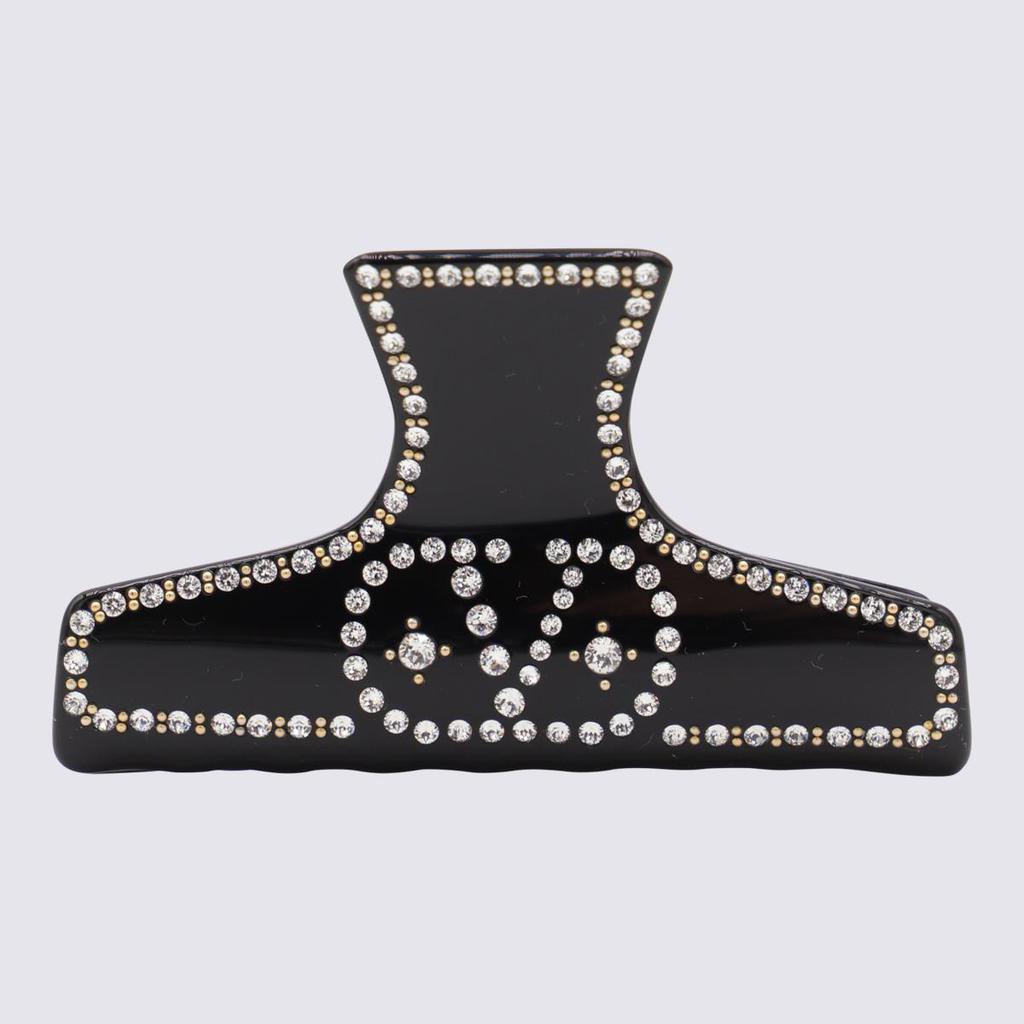 【関税＆送料込み】Valentino Garavani Black Hair Accessorie Hair accessory Valentino Garavani Black in Plastic - 39084318
