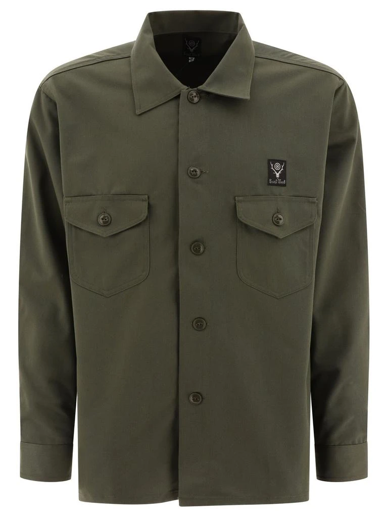 South2 West8 South2 West8 Smokey Button-Up Shirt 1