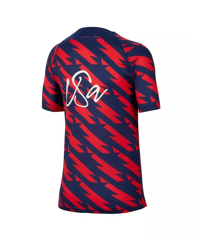 NIKE Big Boys Red USMNT Academy Pro Pre-Match Top 4