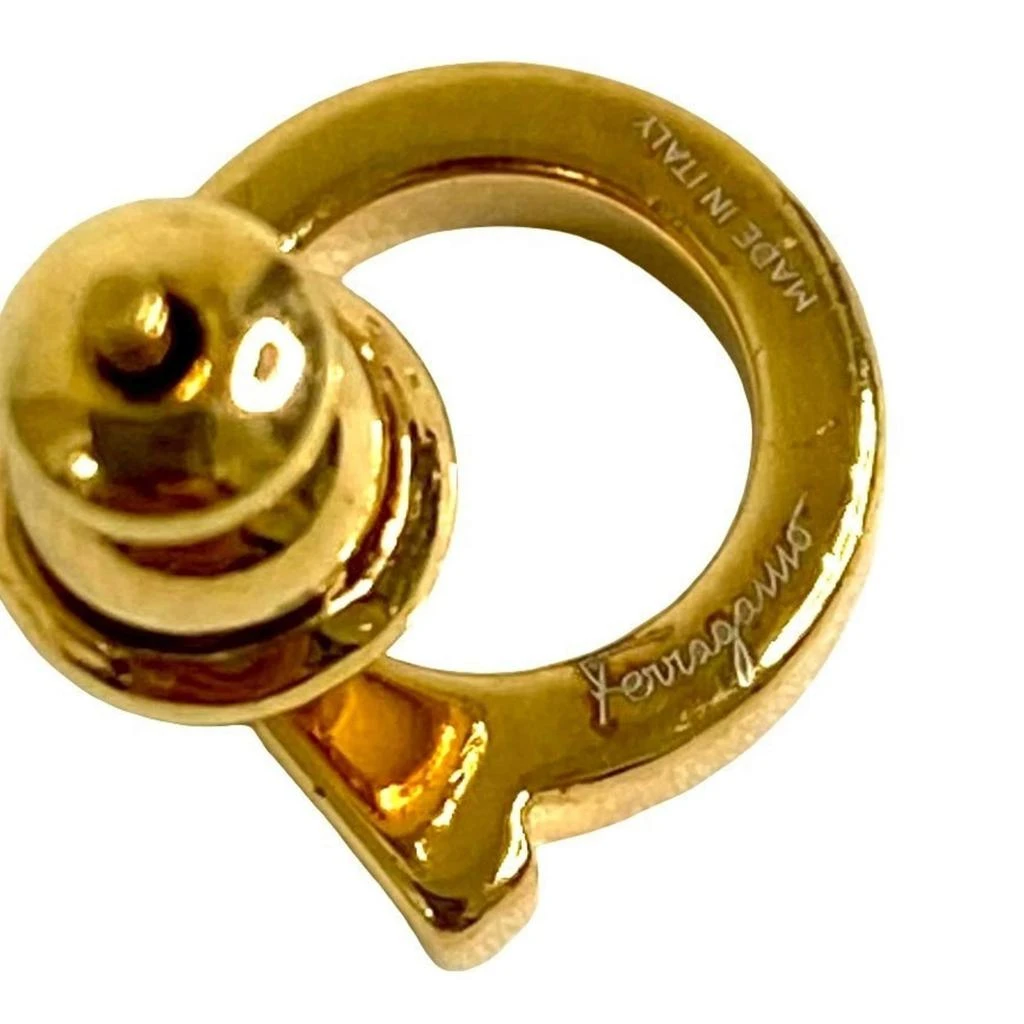 Salvatore Ferragamo Plating Stud Earrings (Pre-Owned) 2