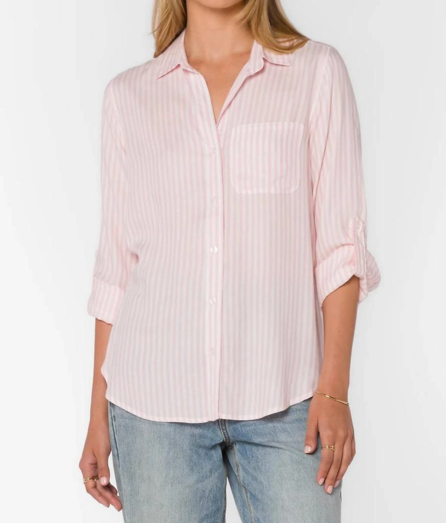 Velvet Heart Velvet Heart - Elisa Stripe Button Down Shirt 1