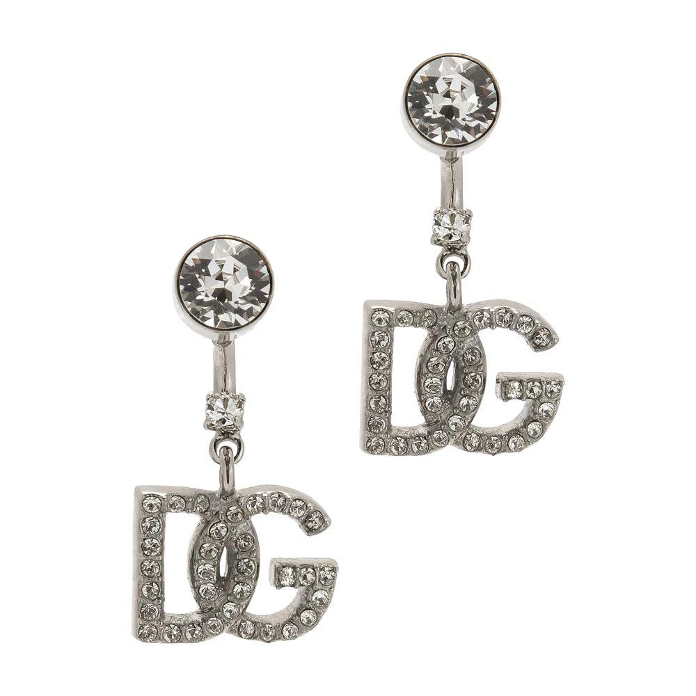 Dolce & Gabbana Earrings with DG logo and rhinestones 5