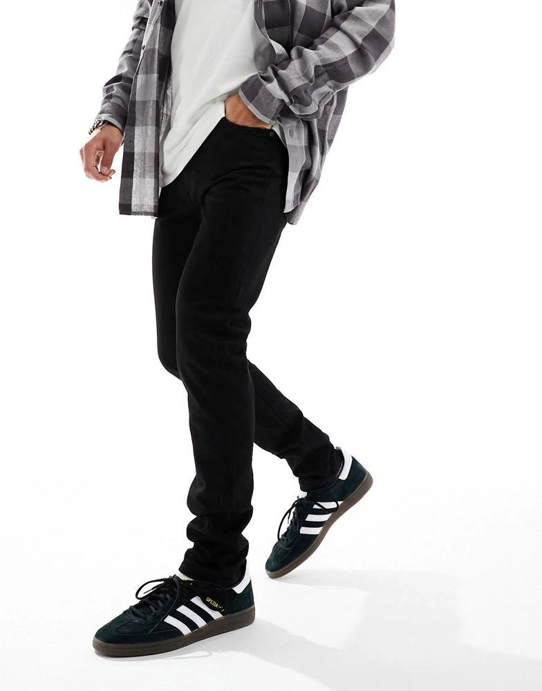 Weekday Weekday Friday low waist skinny jeans in black 1